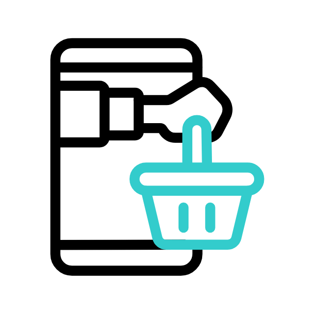 E-commerce logistics service icon